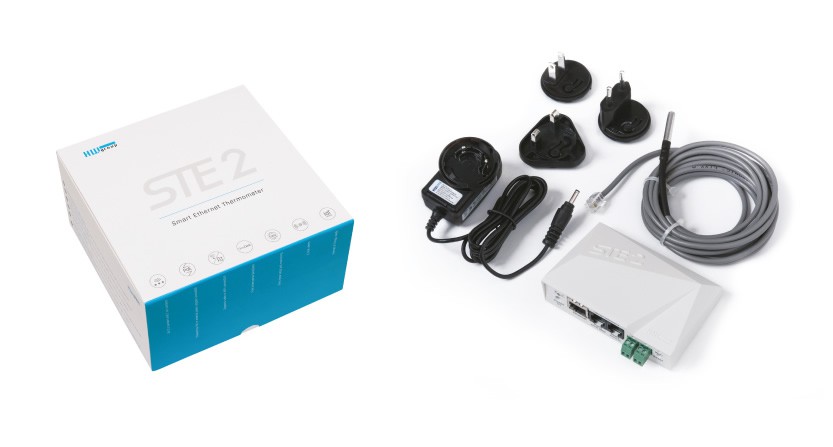 HWg-STE2 R2 Thermo/Hygromètre IP PoE+WiFi +2 contact secs - Achat