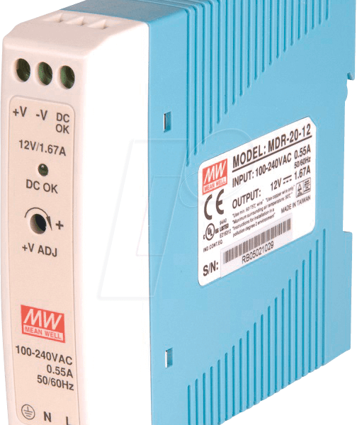 ConiuGo Optionales Zubehör: Netzteil für Hutschienenmontage