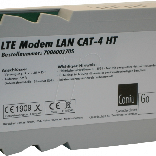 ConiuGo LTE Modem LAN Hutschiene CAT 4 Bundle