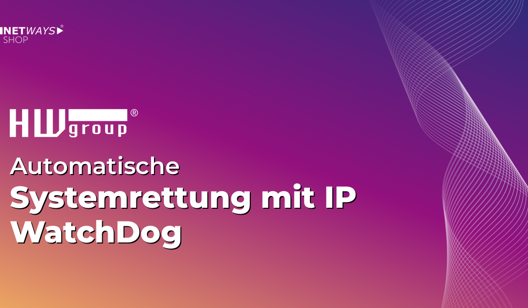 Automatische Systemrettung mit HW Group IP WatchDog